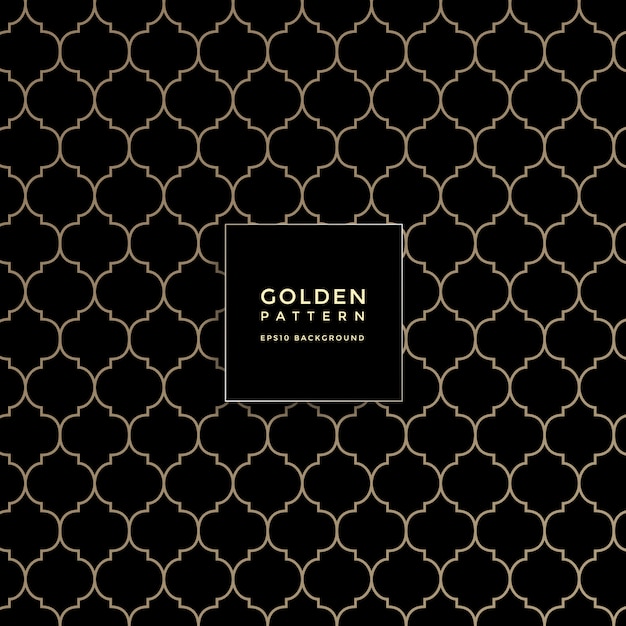 Luxury golden geometric pattern, abstract pattern background