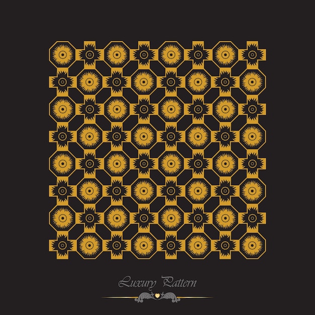 Luxury golden seamless unique patterns