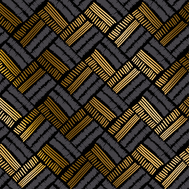 Luxury hand drawn seamless pattern