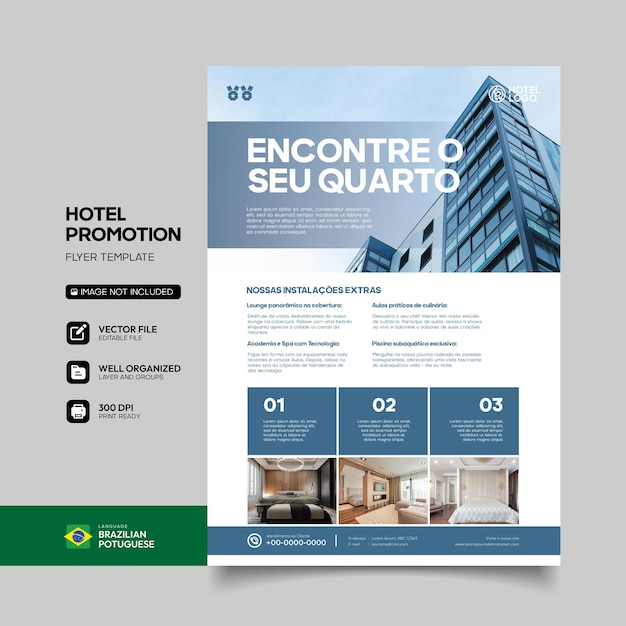 Luxury Hotel Package Design in Brazilian Portuguese