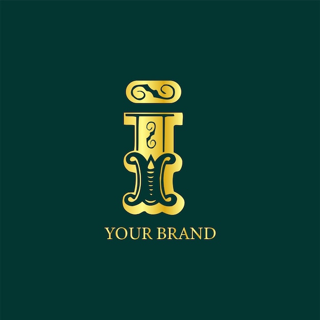 Luxury I Logo Design Template