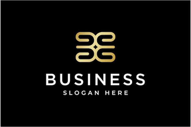 Luxury initial b business logo design