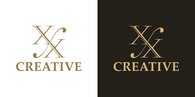 Luxury letter logo design