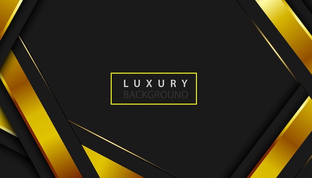 Luxury line Gold abstract dimension background