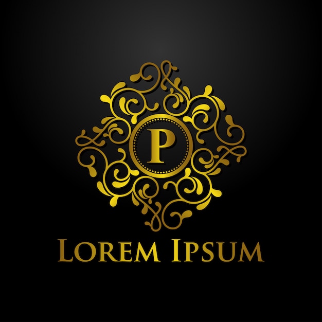 Luxury logo template