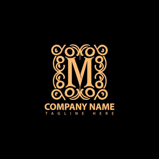 Luxury logos and monogram crest design templates with line art vector logo illustrations