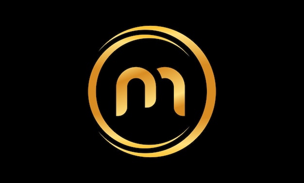 Luxury M in circle logo