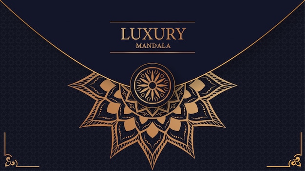 Luxury mandala arabesque ornamental background