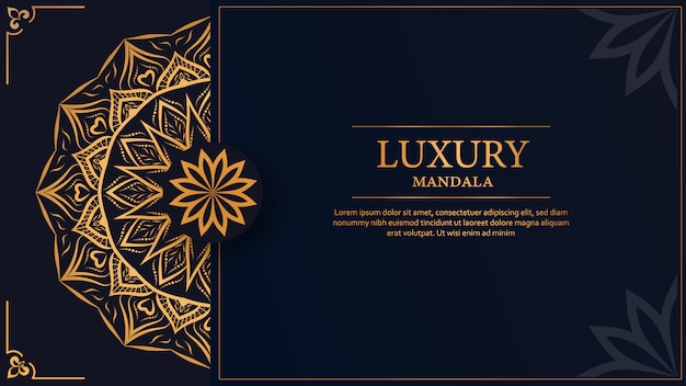 Luxury mandala arabesque ornamental background