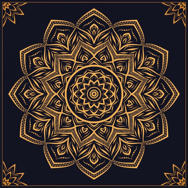 Luxury mandala arabesque ornamental background