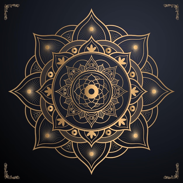 Luxury mandala art and vector file download