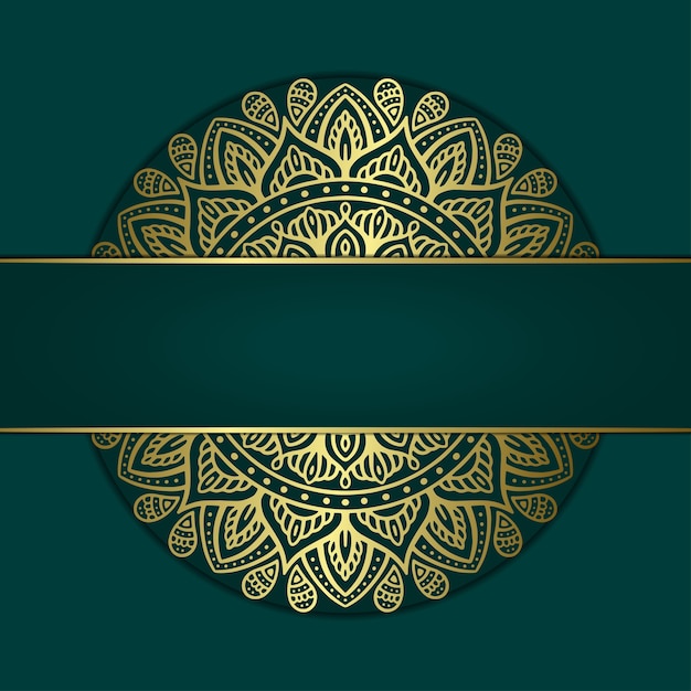 Luxury mandala background, arabesque style.