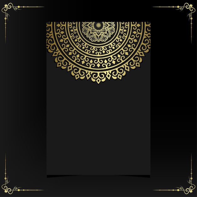 Luxury mandala background for book cover,wedding invitation 