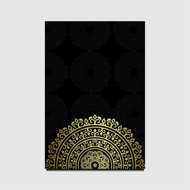 Luxury mandala background for book cover,wedding invitation 