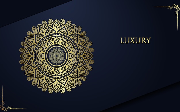 Luxury mandala background for book cover