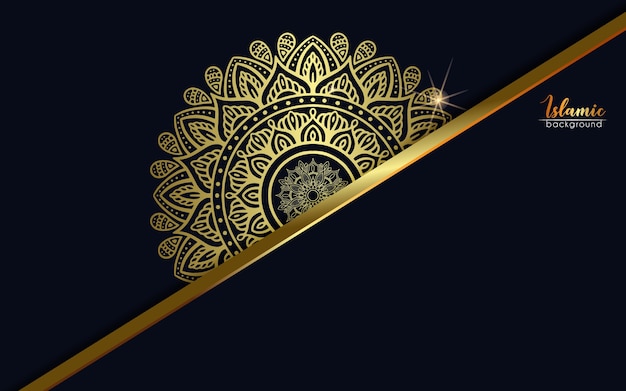 Luxury mandala background for book cover