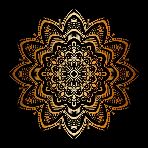 Luxury mandala background, decorative background with an elegant mandala 