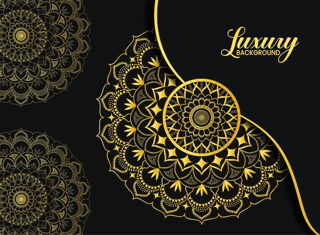 Luxury Mandala Background and Mandala Gold