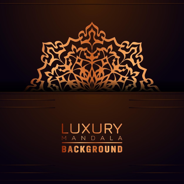 Luxury mandala background ornamental arabesque style