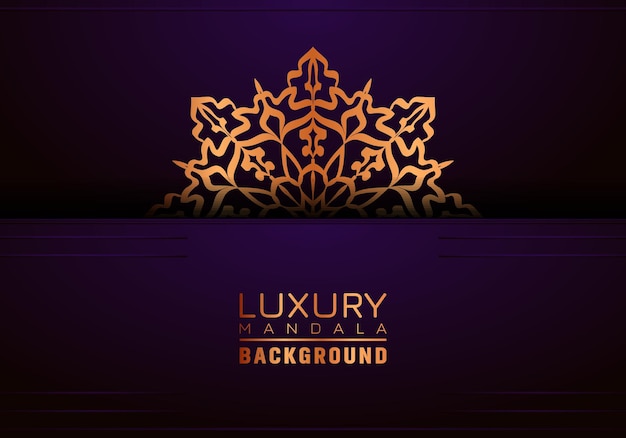 Luxury mandala background ornamental arabesque style