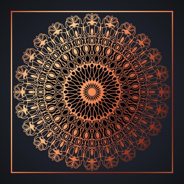 Luxury mandala background Premium Vector