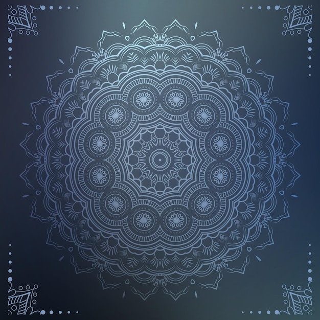 Luxury mandala background with golden arabesque decoration arabic islamic east style 