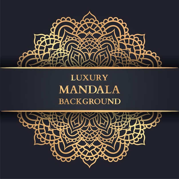 Luxury Mandala Background With Golden Arabesque, Decorative Mandala, Luxury Ornament Template