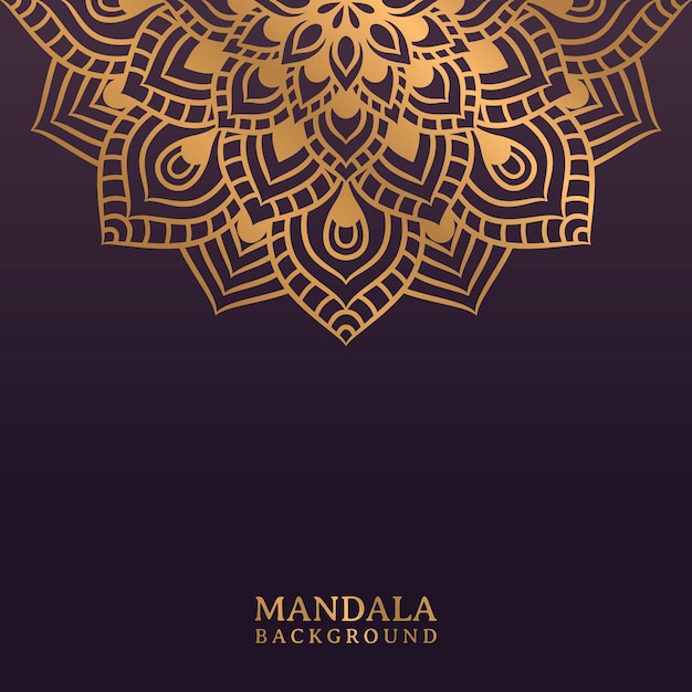 Luxury mandala background With Golden Arabesque, Oriental Vector Ornament. Ethnic Lace Pattern