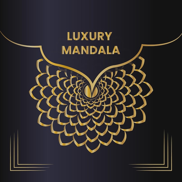 Luxury mandala background