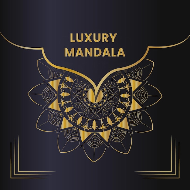 Luxury mandala background