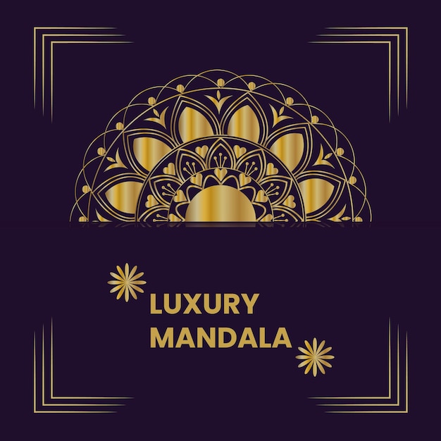 Luxury mandala background