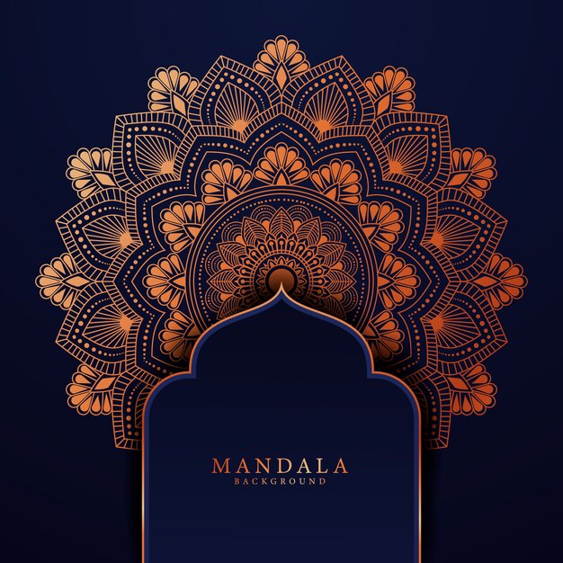 Luxury mandala background