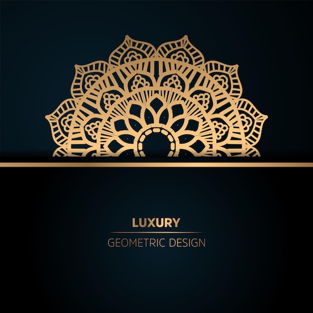 Luxury mandala background