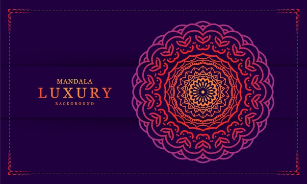 Luxury mandala background