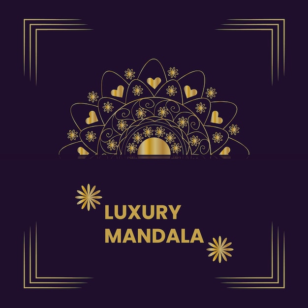 LUXURY MANDALA BACKROUND