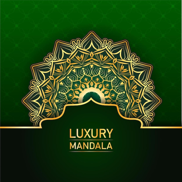 Luxury Mandala Design Templated