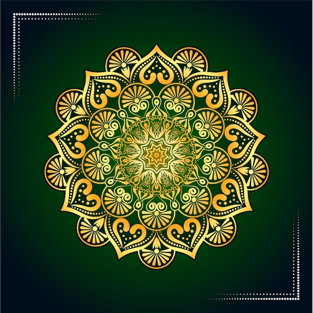 Luxury Mandala Design Templated