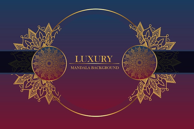 Luxury Mandala Gradient Design Background