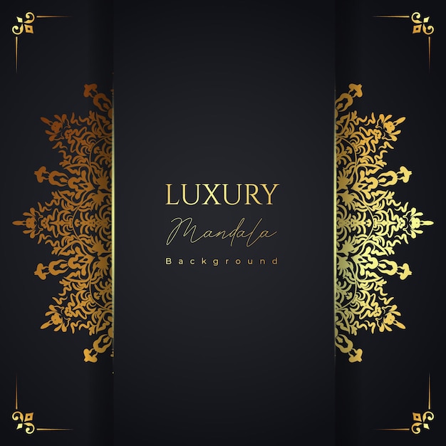 Luxury mandala islamic background Premium Vector