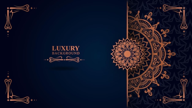 Luxury mandala islamic background