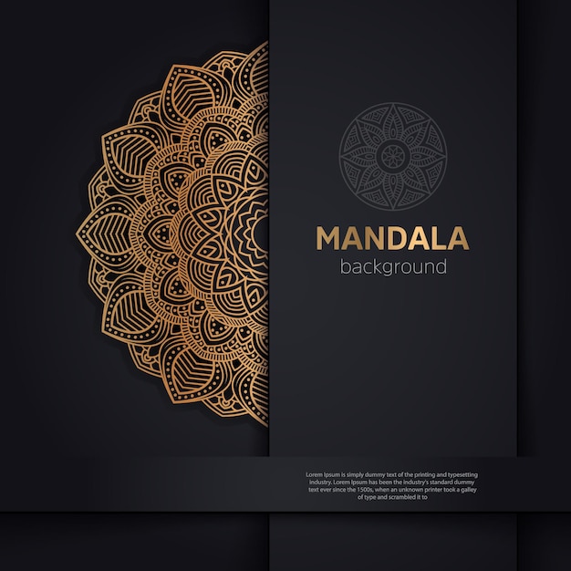 Vector luxury mandala ornamenal mandala design background.