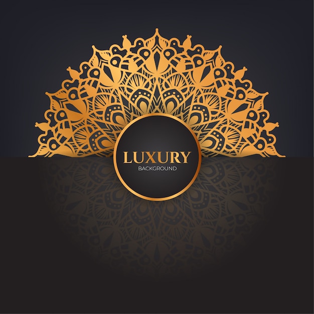 Luxury mandala pattern Arabic Islamic style background  