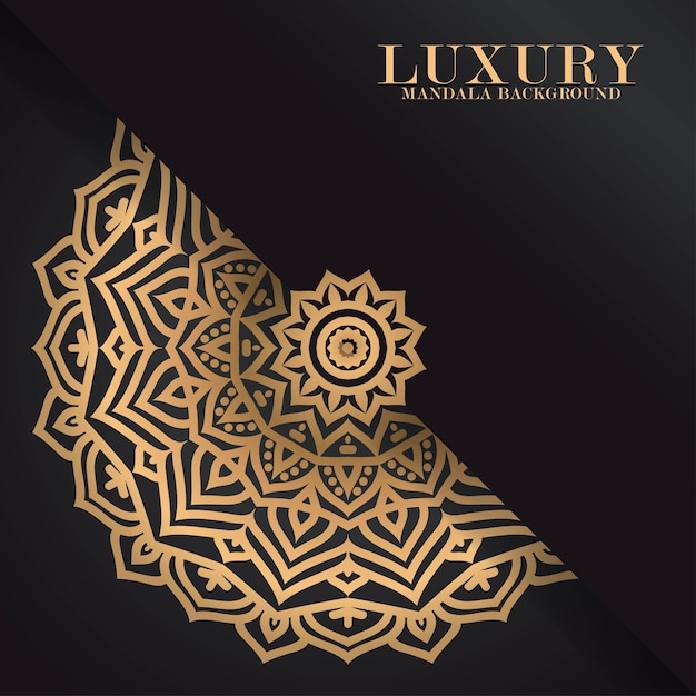 Luxury mandala round ornament pattern background