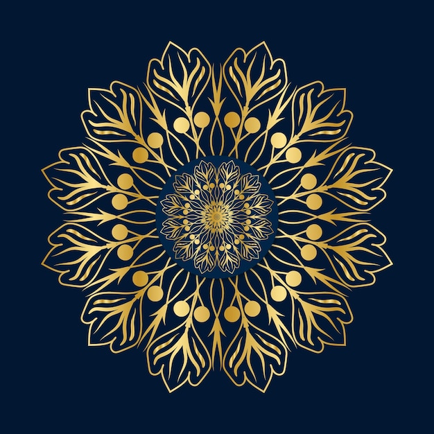 LUXURY AND MINIMAL MANDALA BACKGROUND