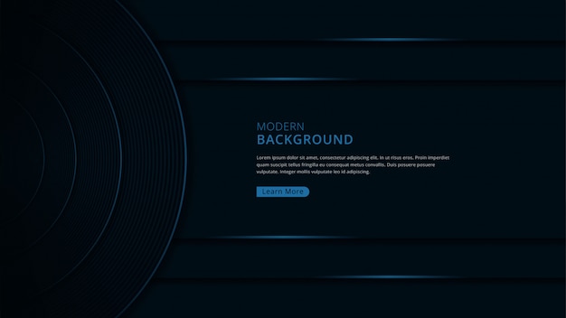 Luxury modern background with curve shape dark navy color theme premium 