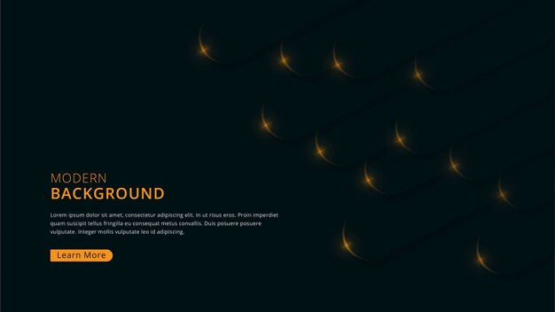 Vector luxury modern background with rounded geometric shape dark navy color theme premium vector