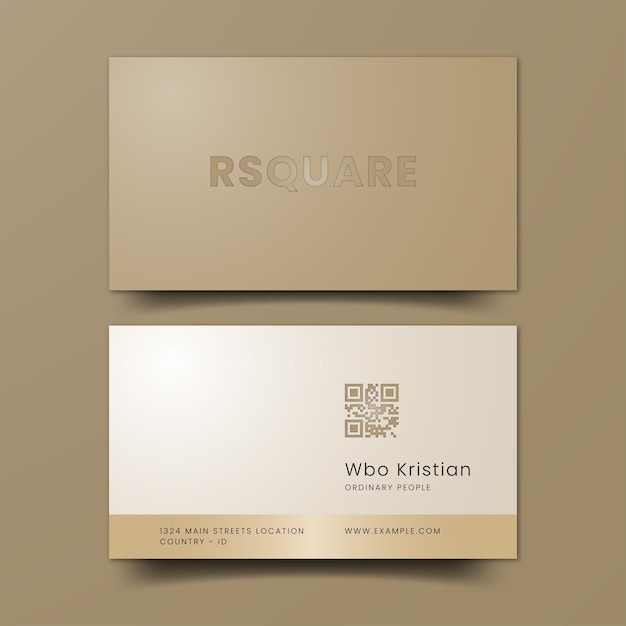 Luxury Modern Business Card Editable Template