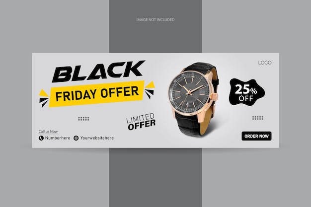 Luxury Modern Creative Social Media Cover Banner Design Template