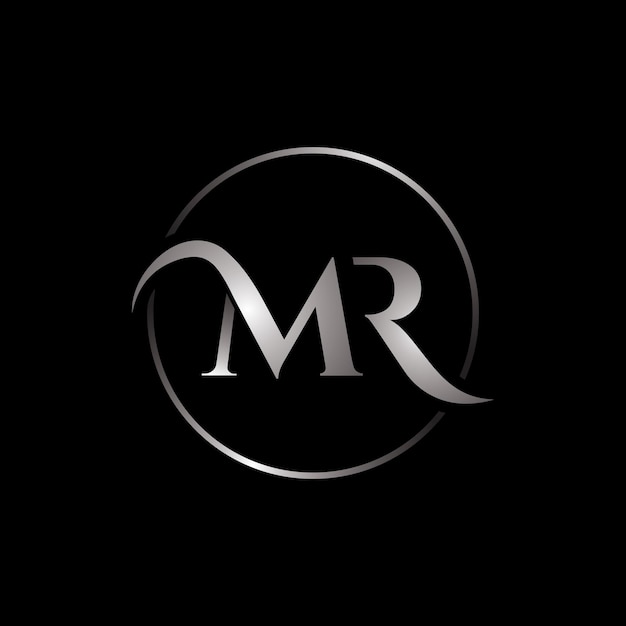 Luxury MR RM M R Letter Logo with an elegant modern and unique monogram Logo for business card business brand company