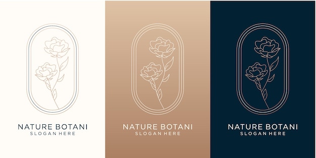 Luxury Natural and floral logo design for your brand